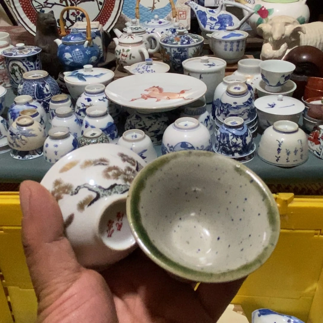 瓷片舶来瓷器满28包邮当日凑单