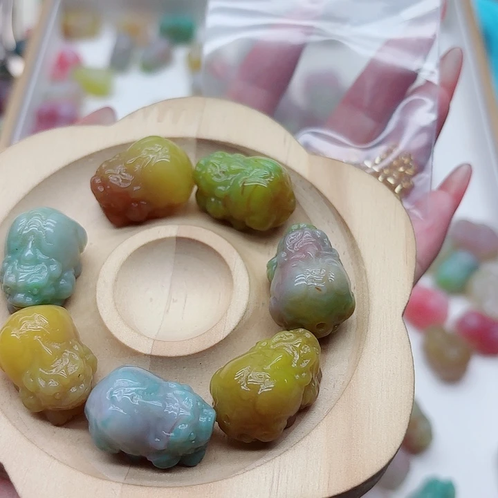 魏***星玛瑙/玉髓未镶嵌手链盐源20