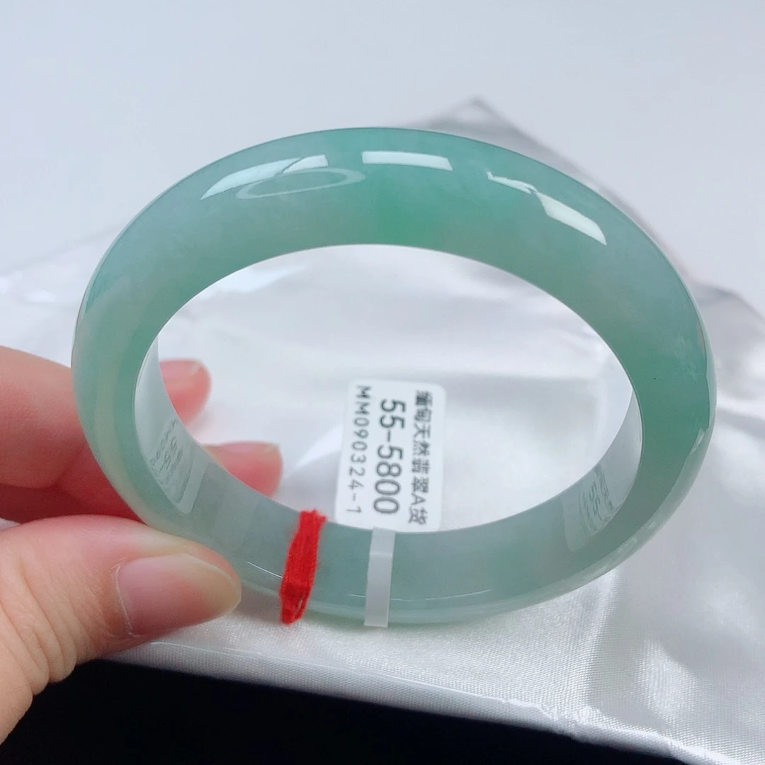 未镶嵌手镯翡翠55正圈