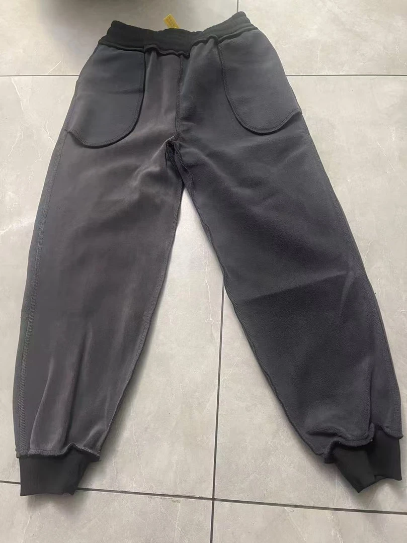 【老刘福利】169加绒加厚宽松束脚卫裤