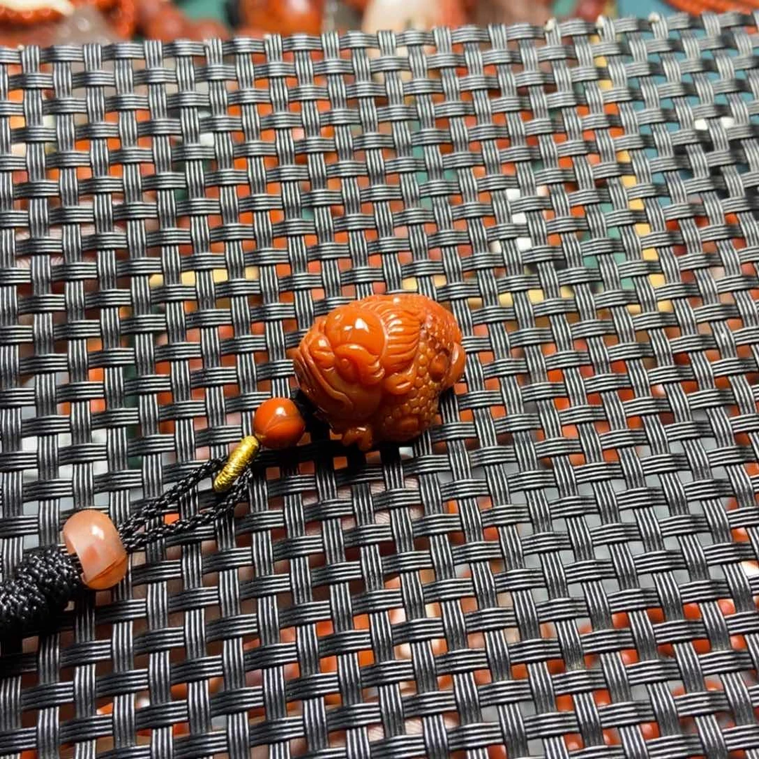 南红玛瑙未镶嵌吊坠(不含链)乒*哥