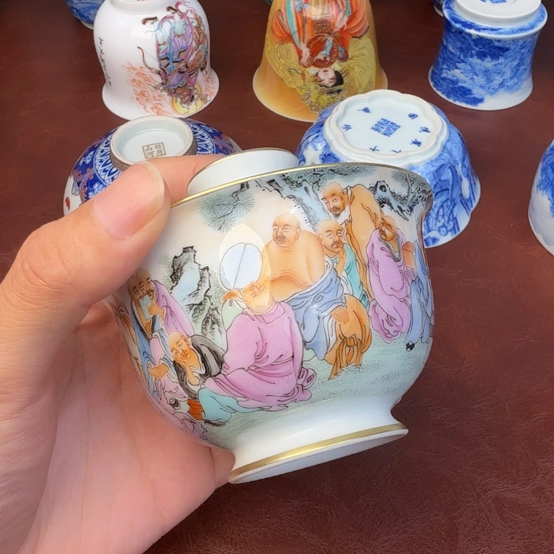 杯高***…现代景德镇全手工全手绘茶具1688888