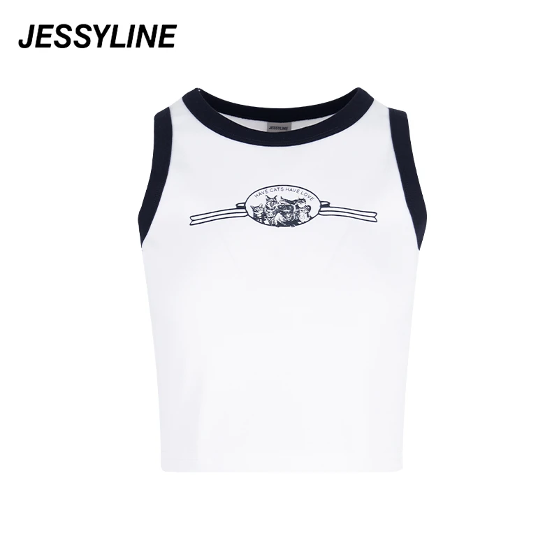 1113【马琦尧专属】jessyline春季新款 杰茜莱打底背心上衣女