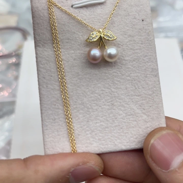 淡水珍珠未镶嵌颈饰56