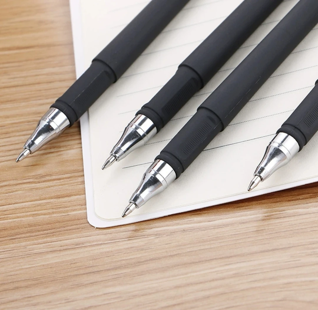 中GP-380中性笔黑色磨砂办公签字笔学习文具水性笔考试专用量大