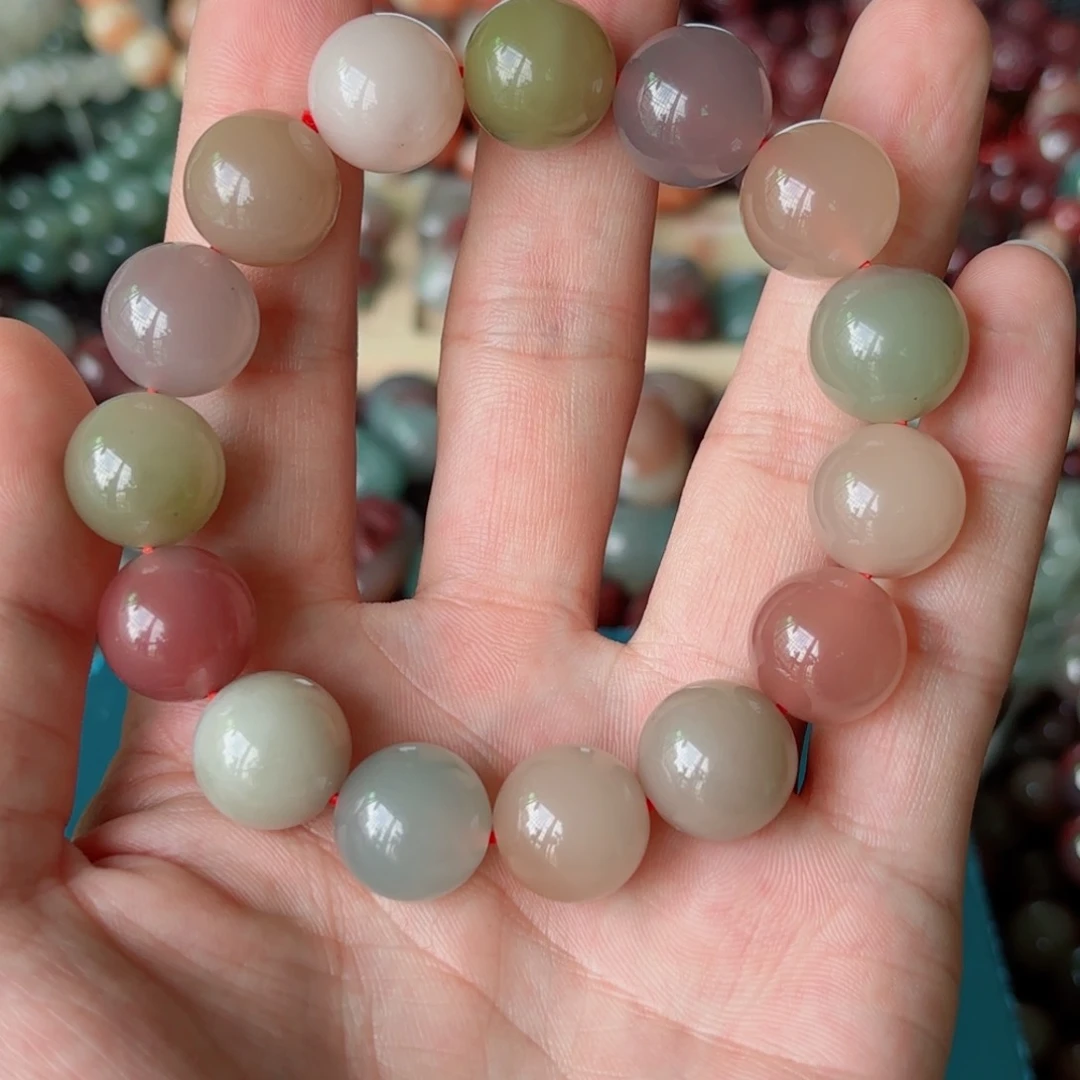 秦紫玉手串俏色15手串