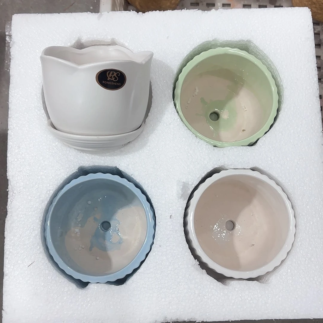 陶瓷陶瓷花盆，多肉花盆