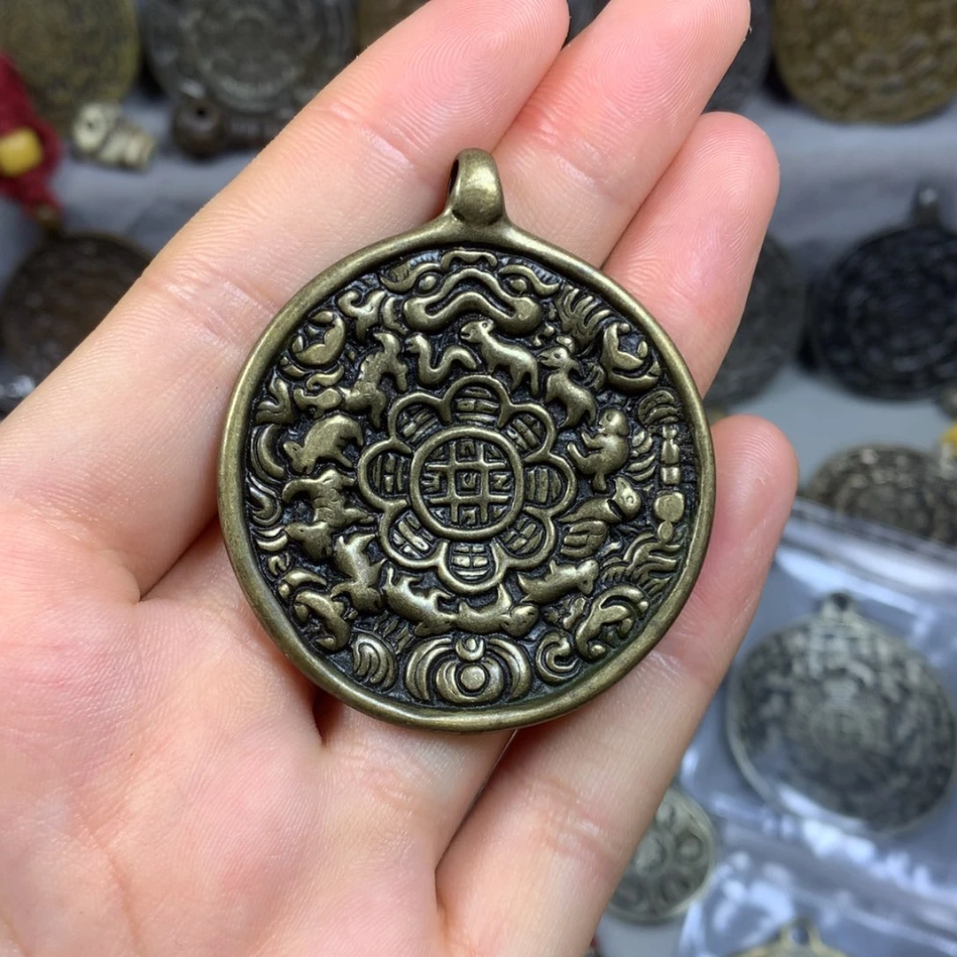 香榧木@**说藏传九宫八卦牌