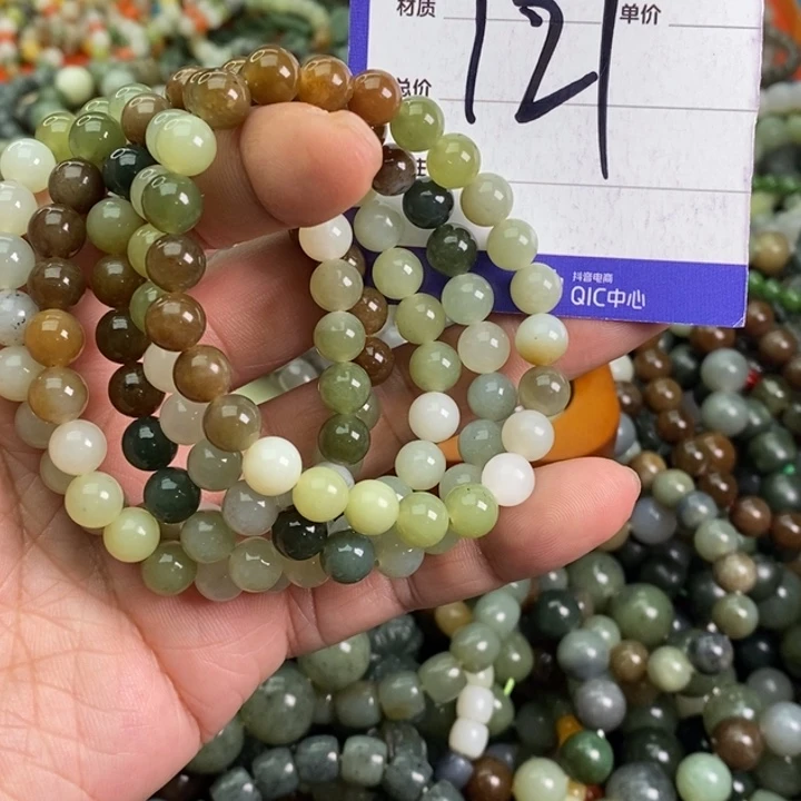 和田玉手链未镶嵌拍一发一