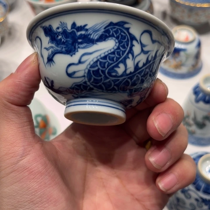 一***雨景德镇高温陶瓷杯子
