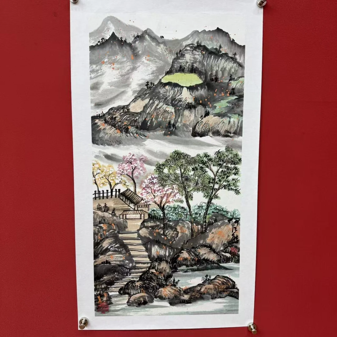 何江熊二平尺山水作品（十一）