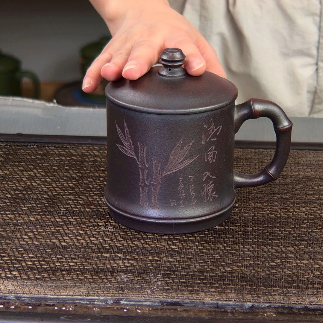 茶杯紫砂高货放漏