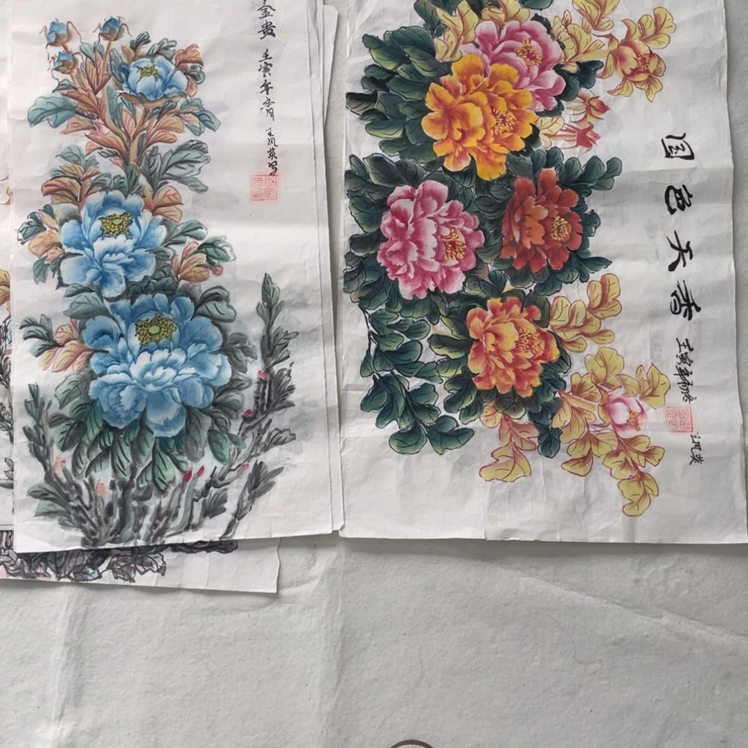 国画胡小春老师绘画
