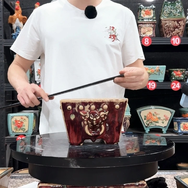 6737石湾瑕疵窑变随机