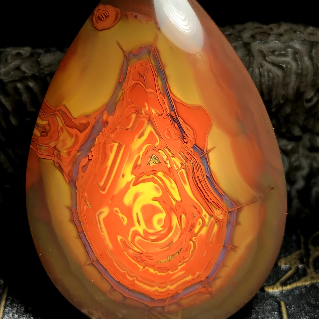 战国红精品收藏挂件