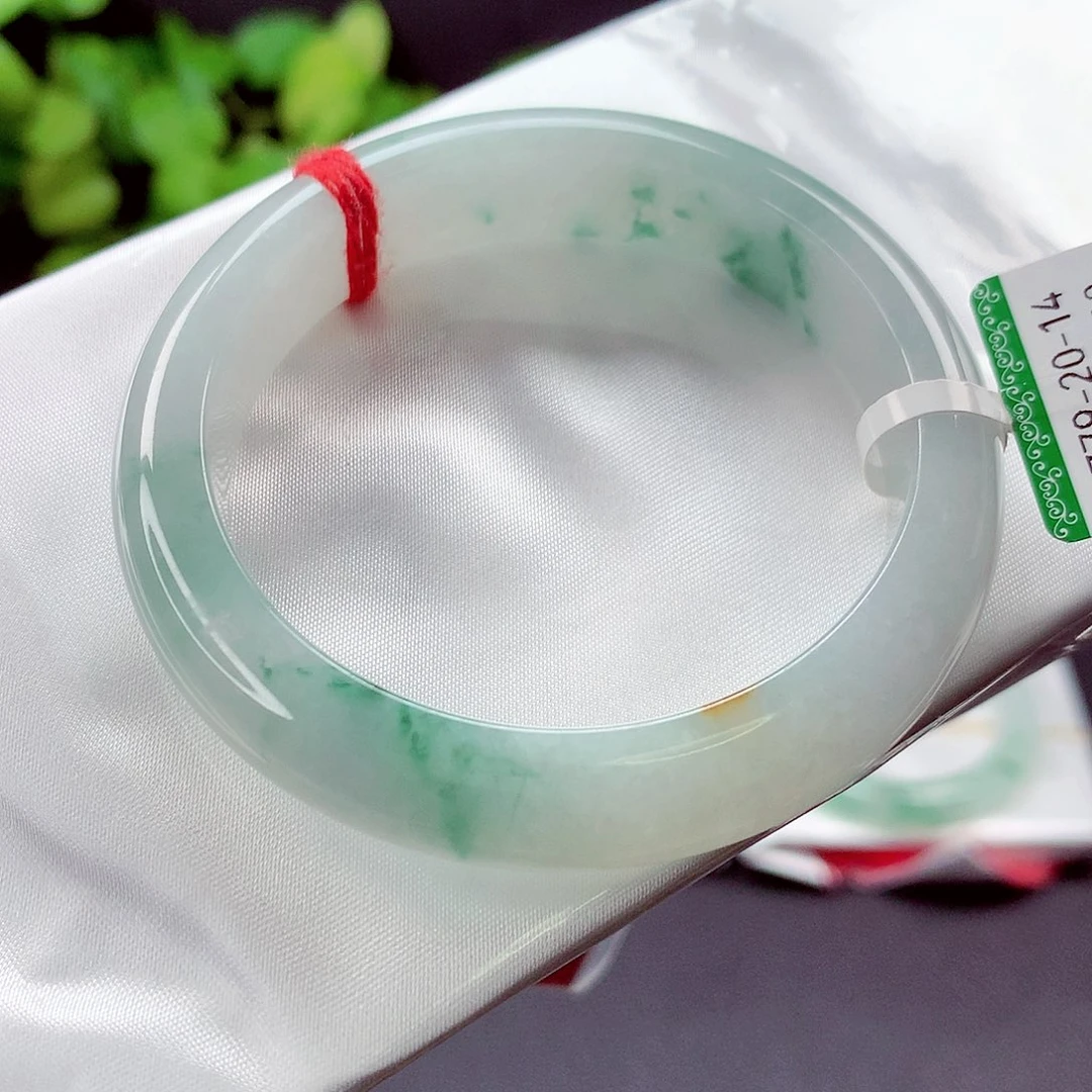 翡翠未镶嵌手镯缅甸天然a货翡翠手镯