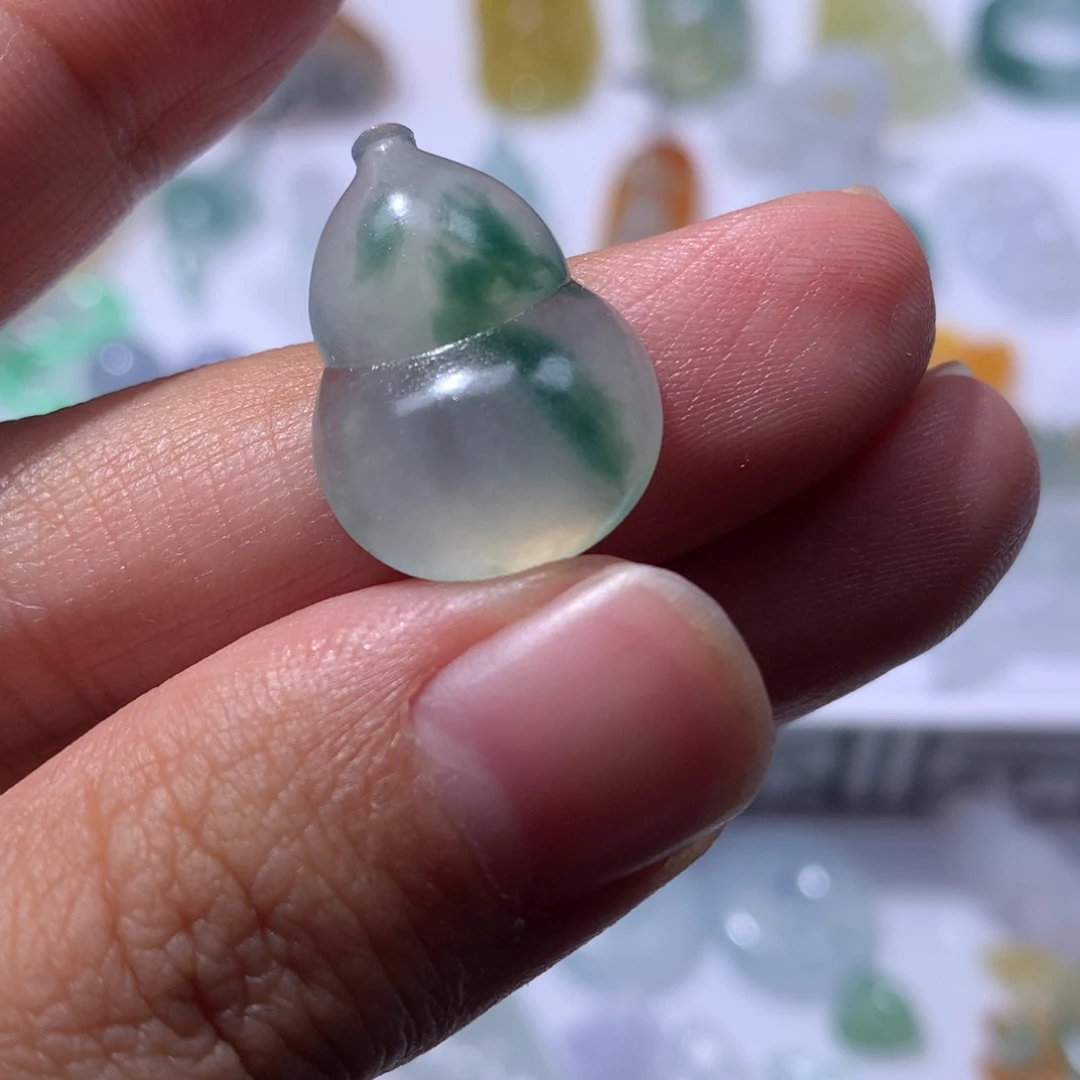 未镶嵌定制翡翠㈠***つ葫芦