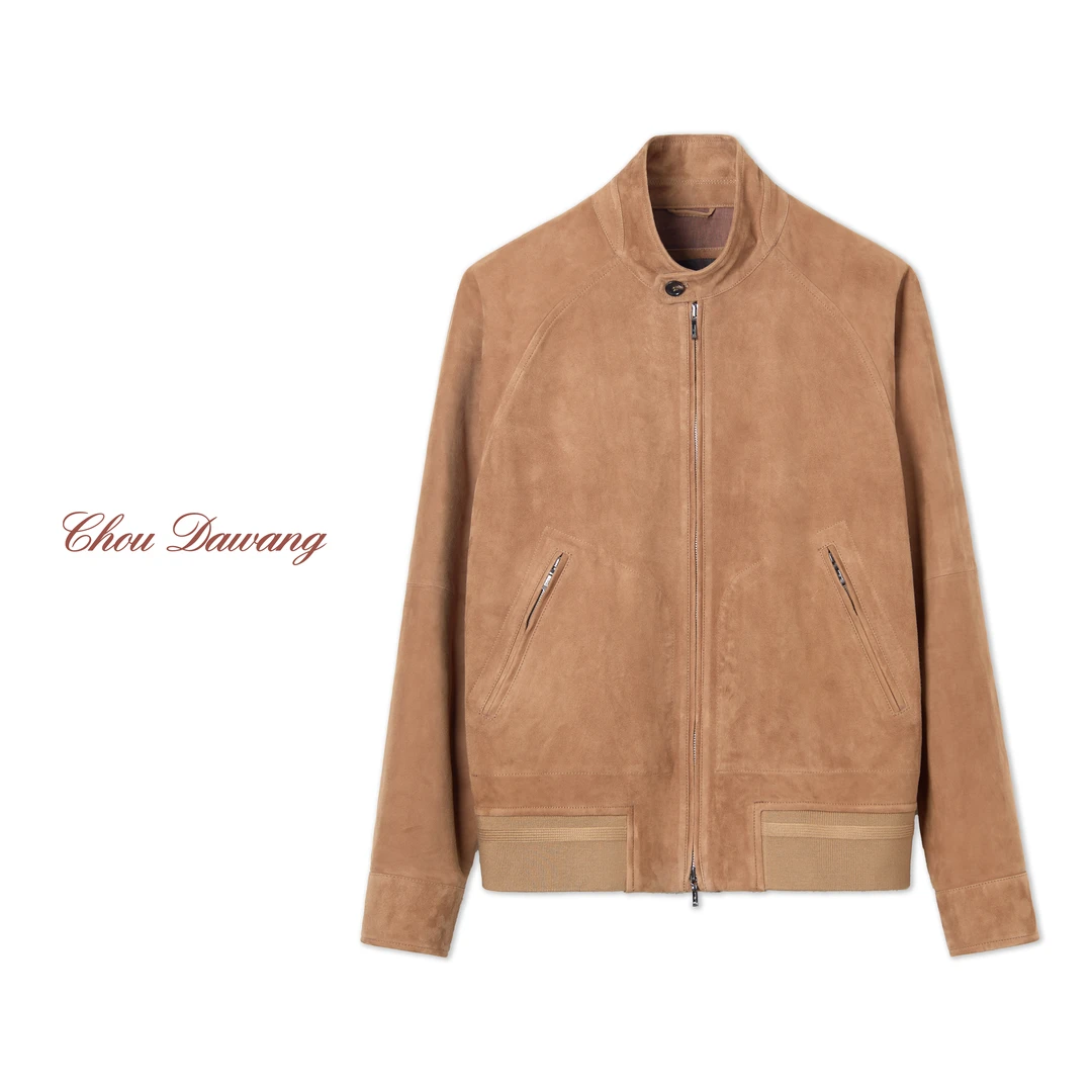 25F/W 哈灵顿G9男士飞行员夹克羊羔皮外套