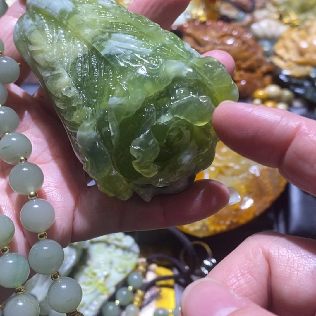 【闪购商品】岫玉毛衣链未镶嵌