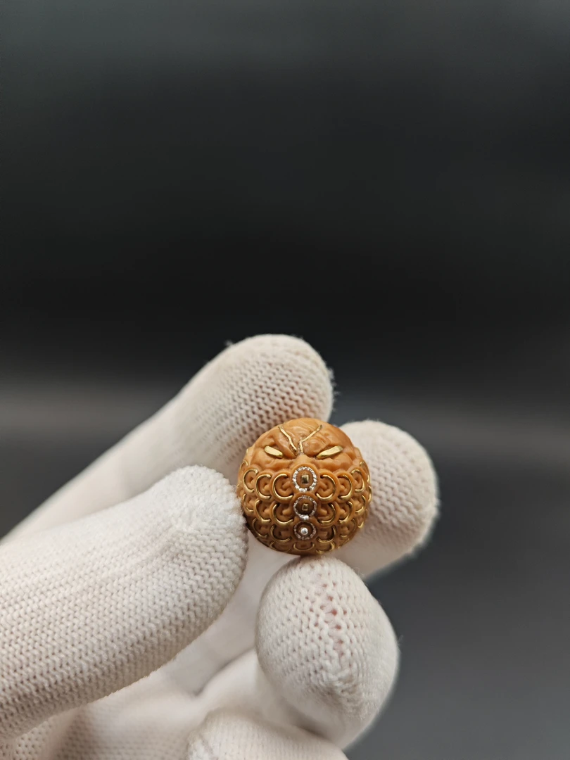 猴头雕刻镶嵌单颗恶僧系列