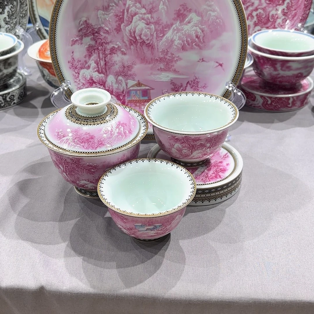 瓷片景德镇瓷器精品展示