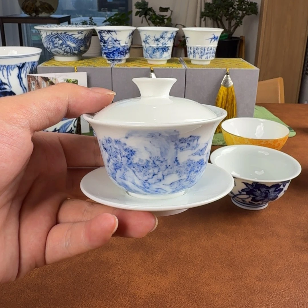 摆件写意山水省工艺美术大师左老师亲工