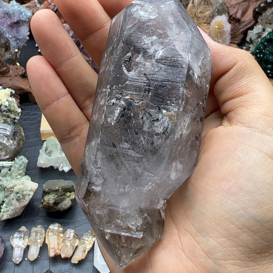 大***白石材闪灵双尖流沙水胆