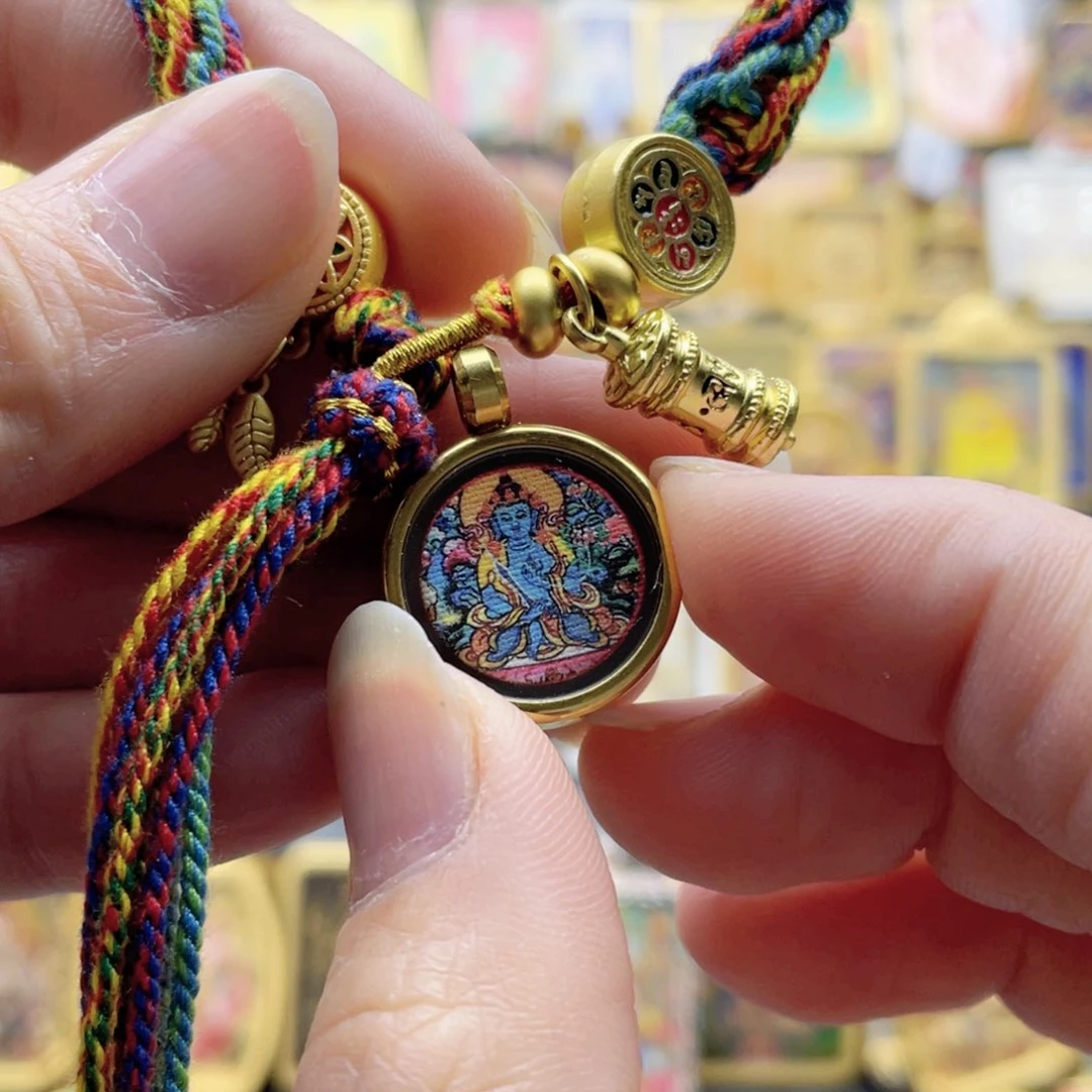 吊坠泞唐卡的制作方法与技巧第二