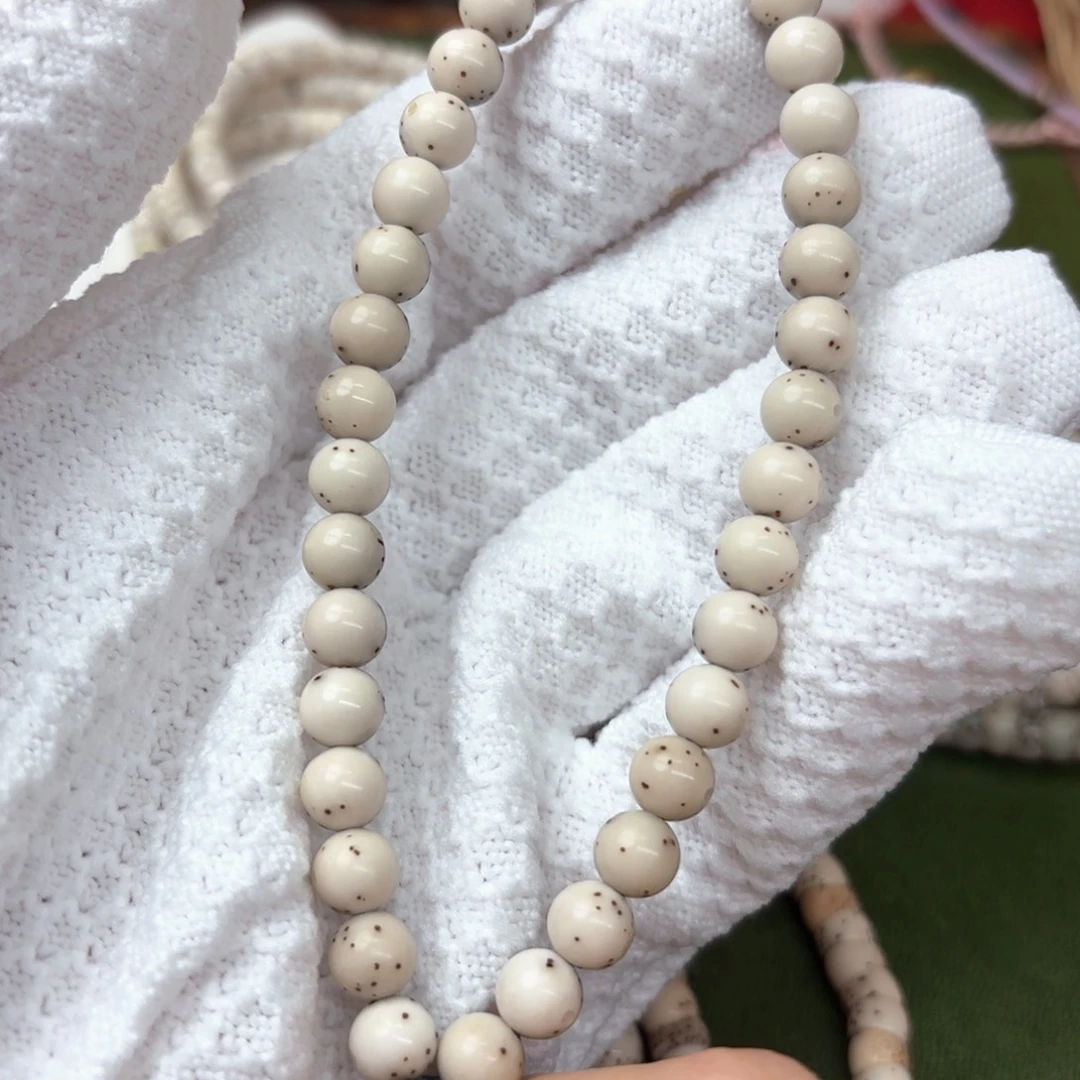 星月菩提吊坠7圆糖豆金银标