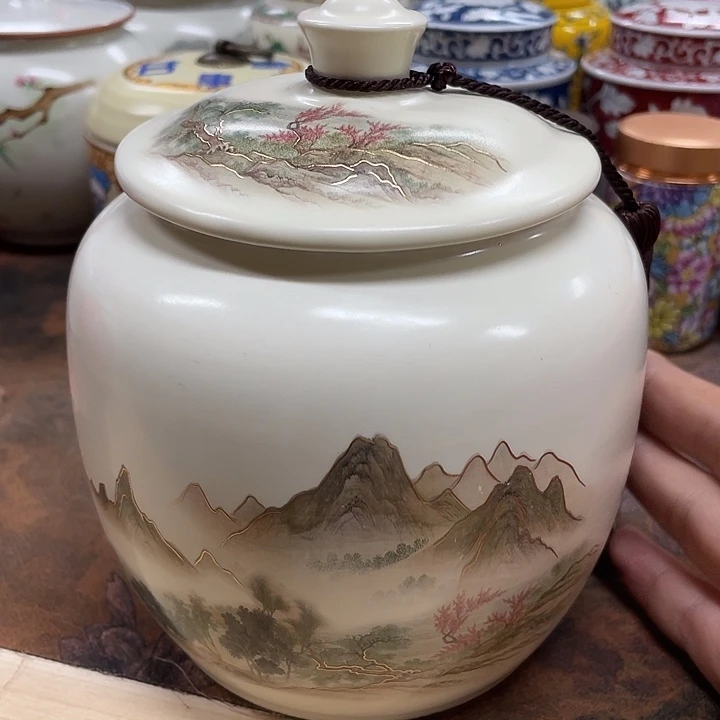 陶瓷罐茶叶罐密封罐储物罐