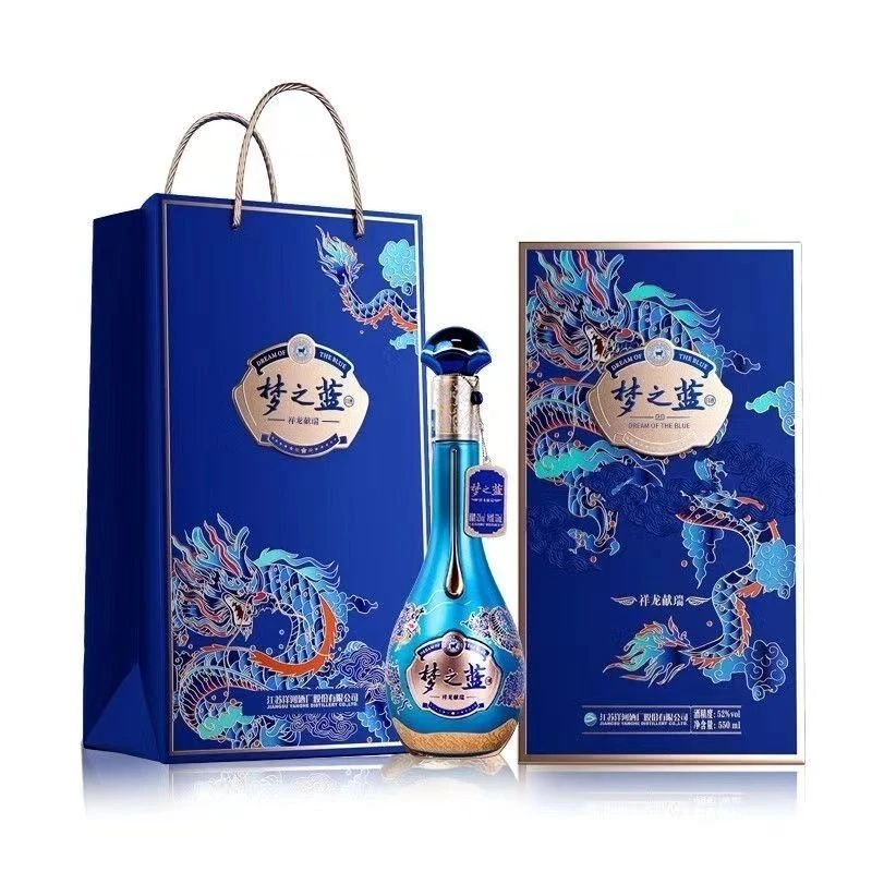 洋河梦之蓝祥龙献瑞龙年限定52度550ml收藏52度