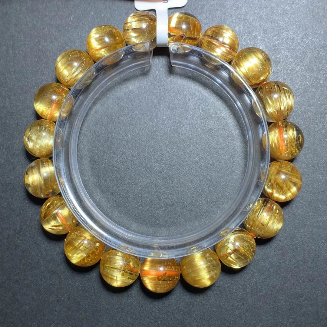 发晶手链未镶嵌糖****果天花板顺版钛10.5mm