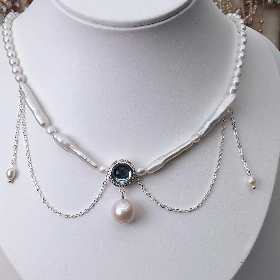 淡水珍珠未镶嵌颈饰