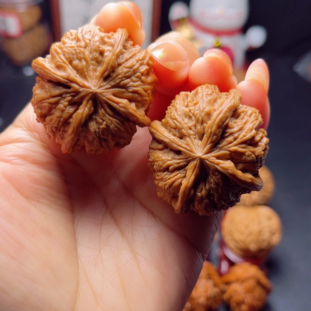 文玩核桃吊坠全品货头雨花石四棱