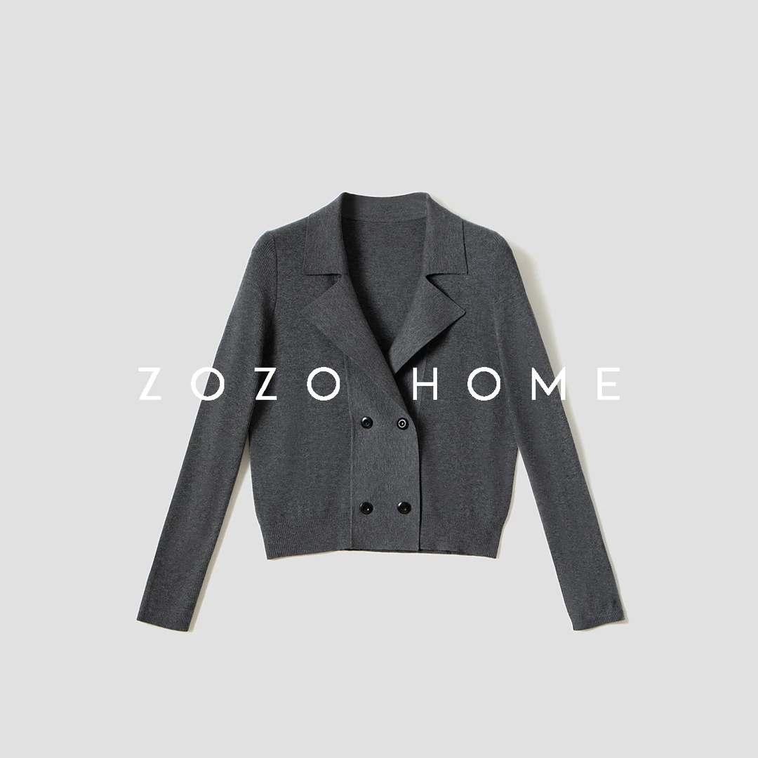 《精英衣橱》系列率性针织西装外套q170149p