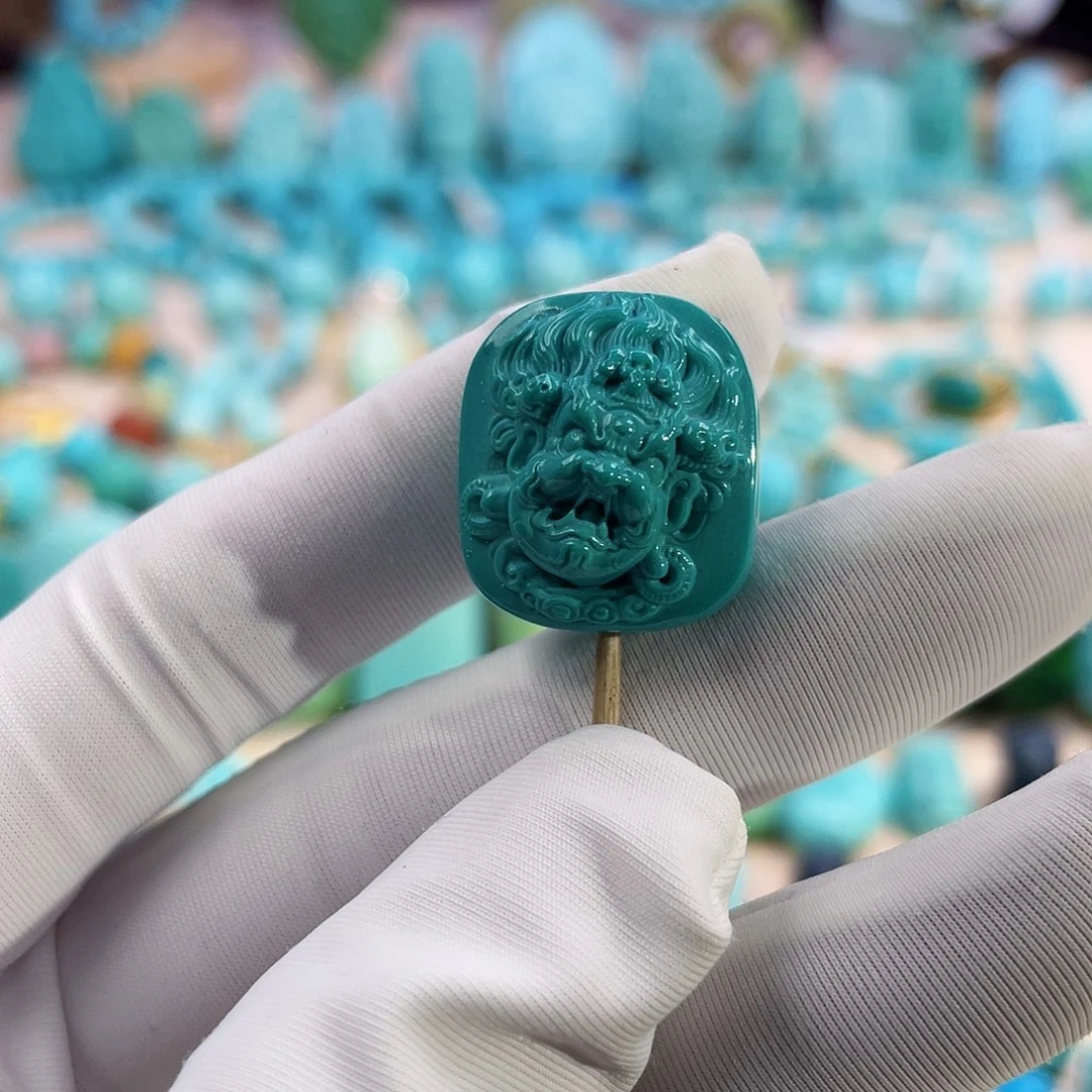 绿松石珠宝奇石未镶嵌