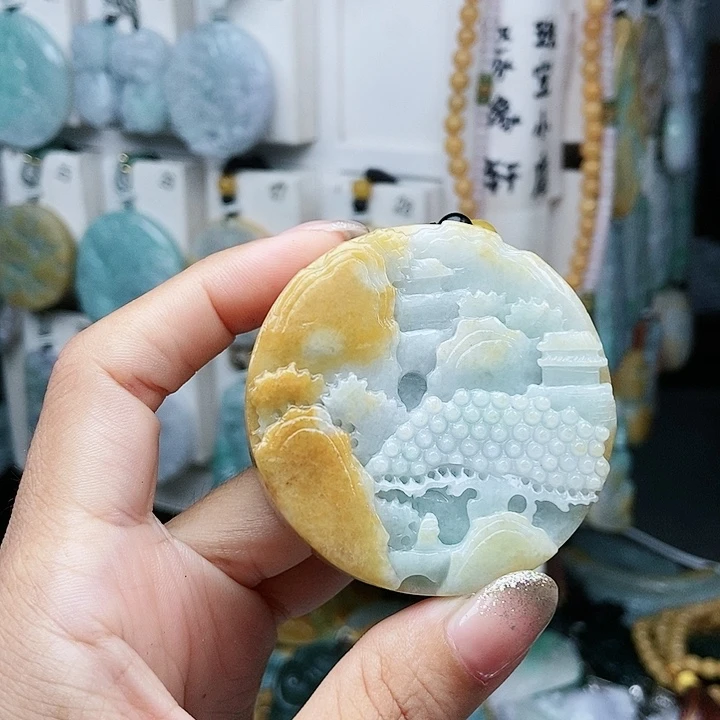 翡翠未镶嵌颈饰翡翠