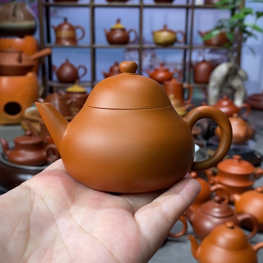 茶壶朱泥陈伟庆鸡蛋黄剑流梨100-110