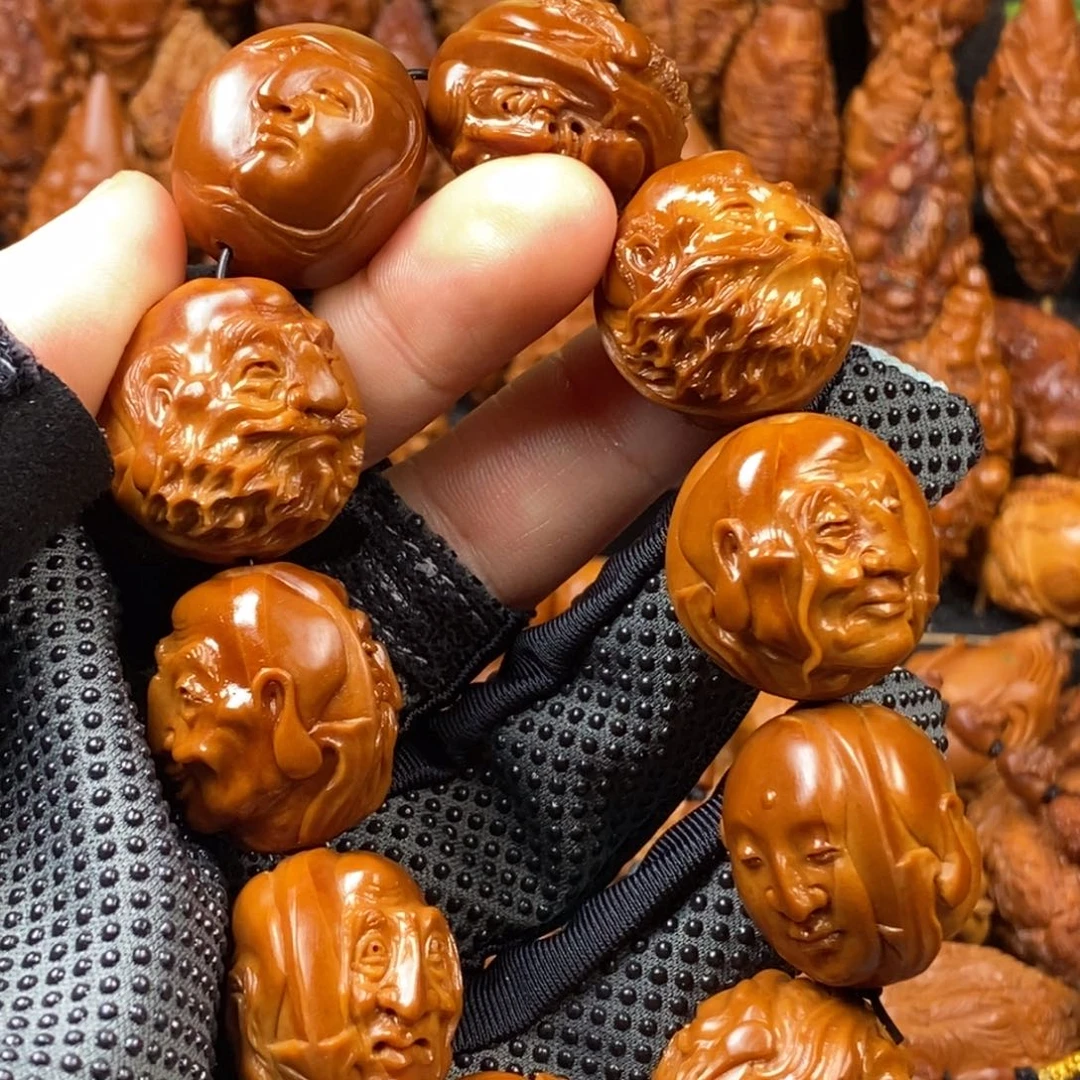 橄榄核手串/手链小****霞核雕手串