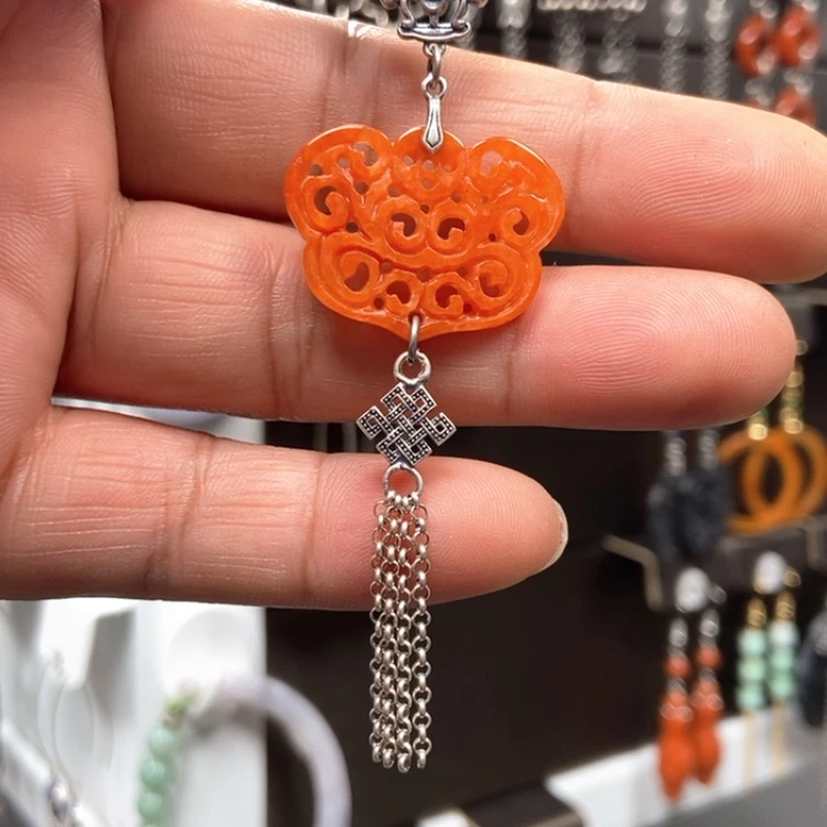 【闪购商品】翡翠耳饰银S925镶嵌?***?优化耳饰