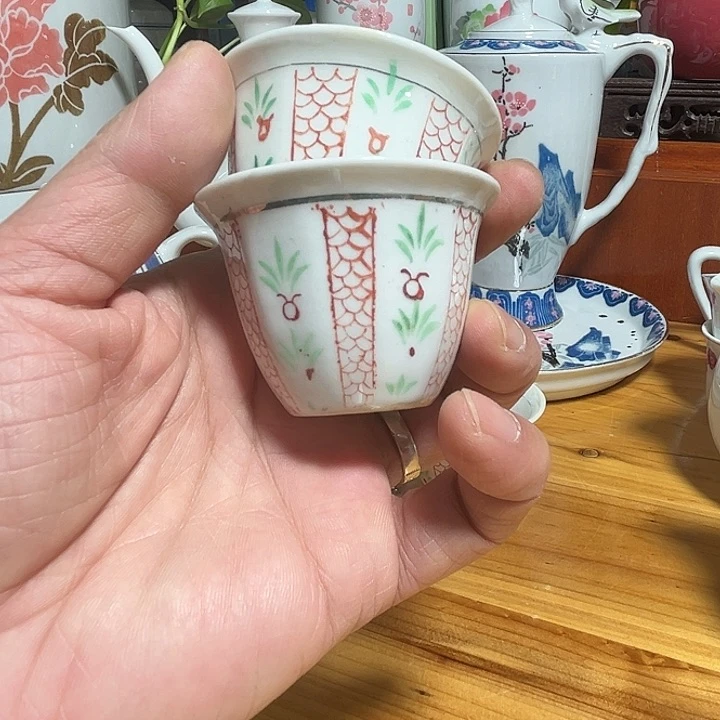 杯釉下五彩官窑瓷器