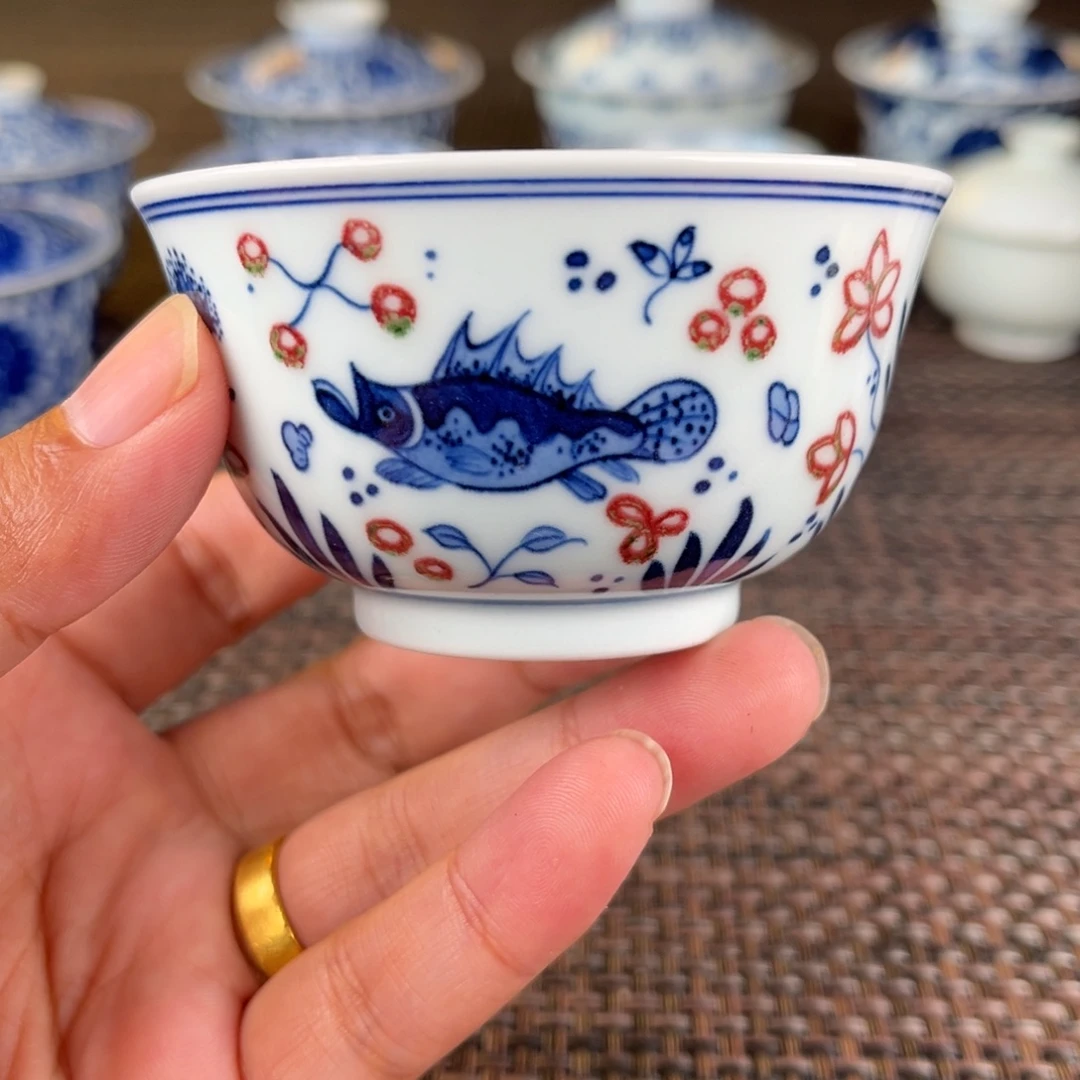瓷片景德镇陶瓷杯子