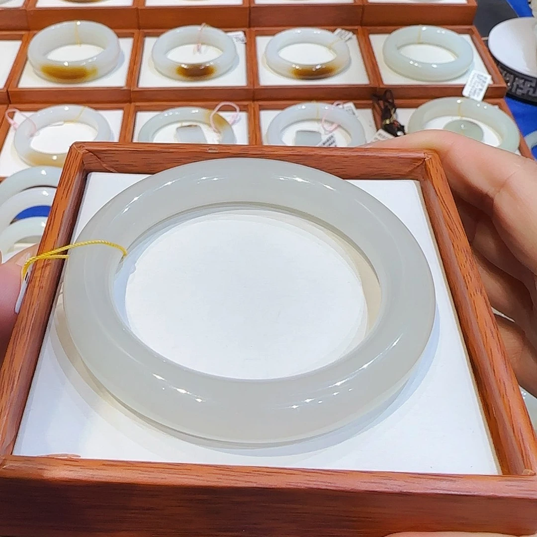 和田玉未镶嵌颈饰冰荔枝冻圆条57 58 59