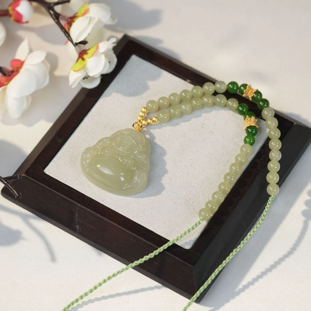 《清晨露珠》35和田玉佛公吊坠（赠链）*多样性发其一