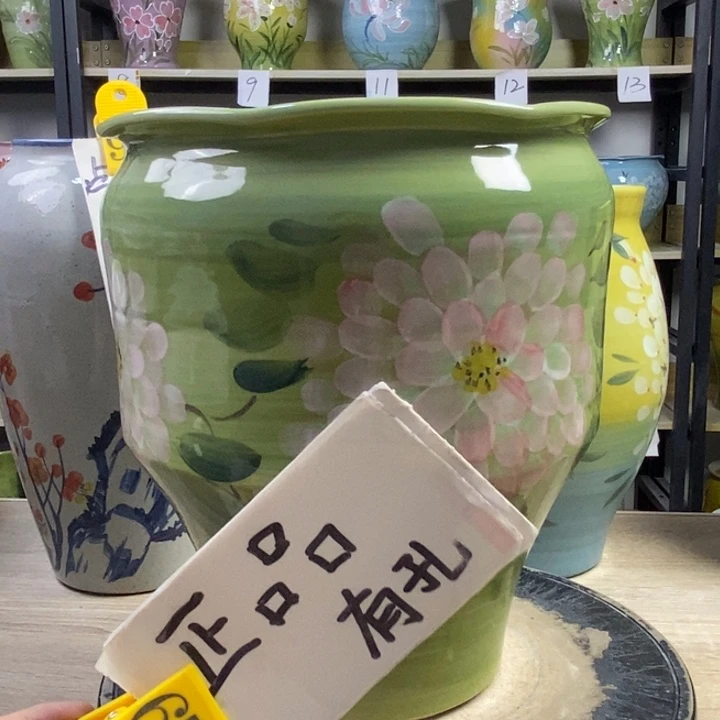 景德镇高温陶瓷花盆