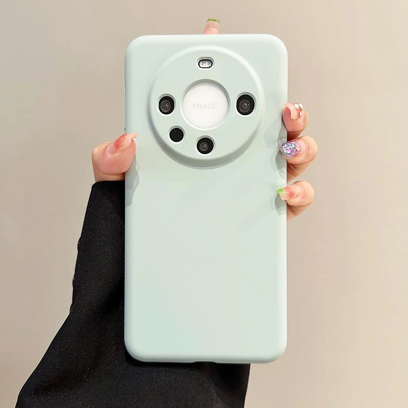 真液态硅胶适用华为Mate60pro手机壳龙年新款草紫色mate60全包防