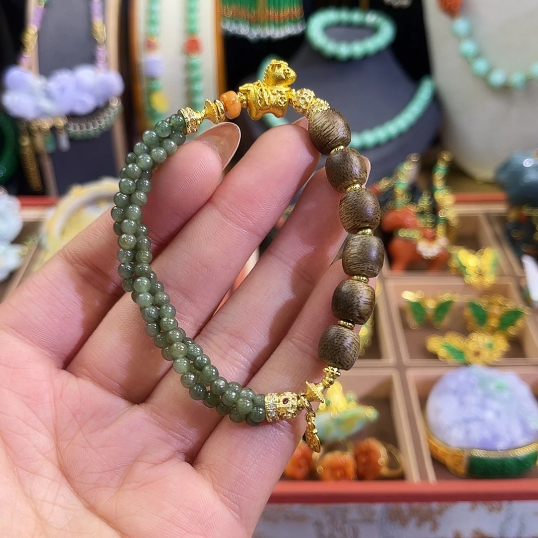 翡翠未镶嵌手链新品福利