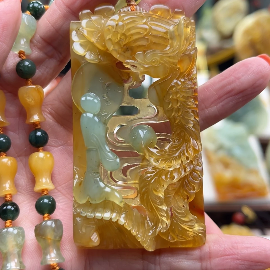 未镶嵌岫玉挂件挂件
