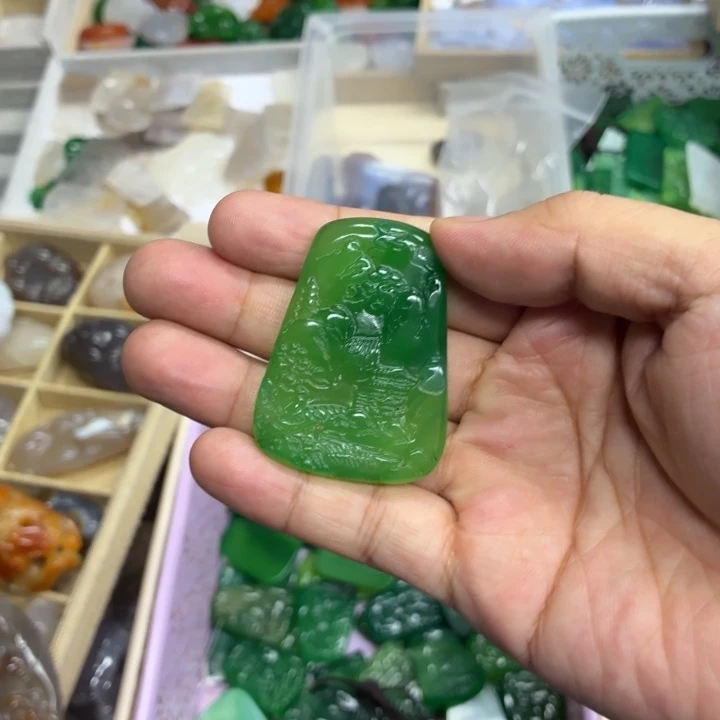 玛瑙/玉髓吊坠(不含链)未镶嵌