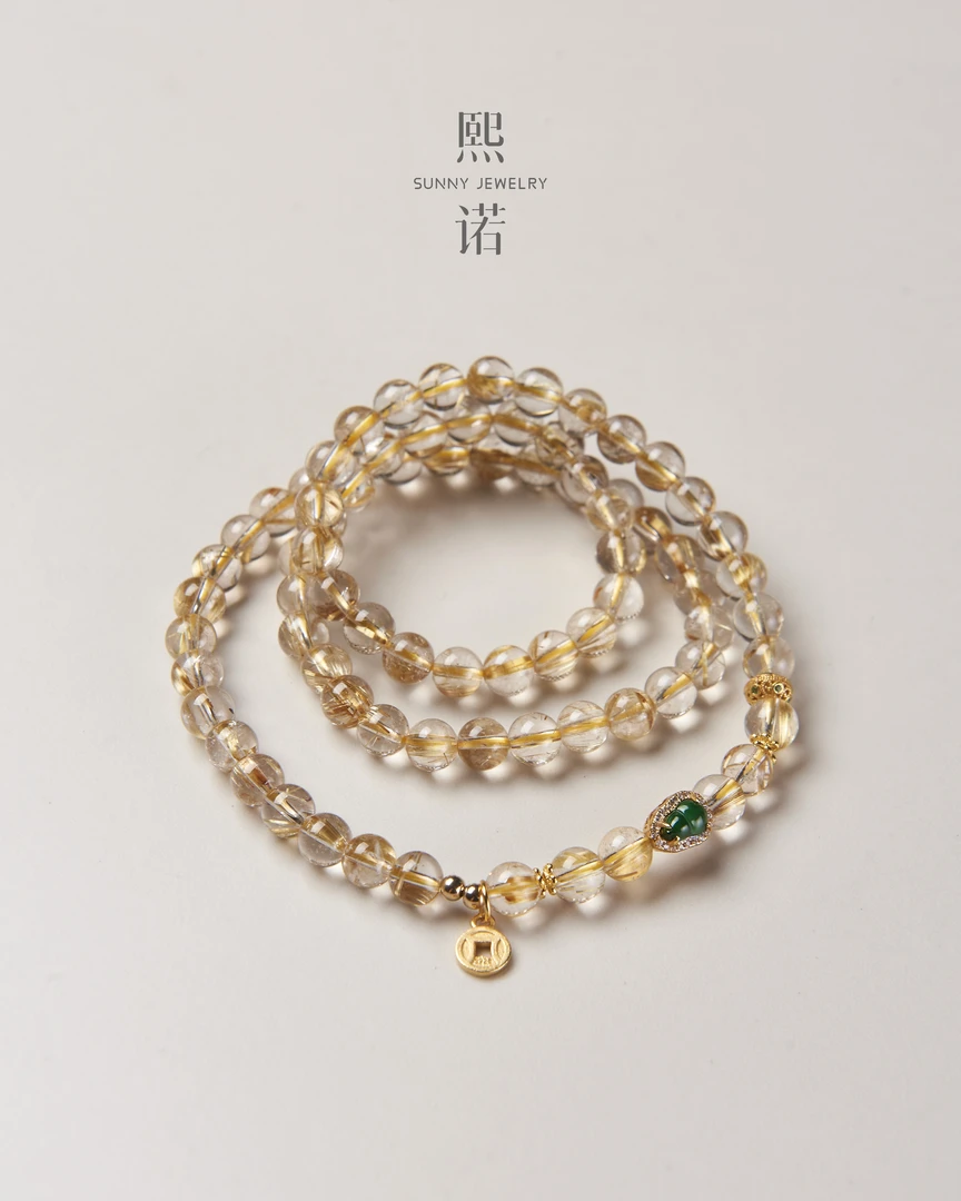懒猫nono│Saynono 日进斗金puls_天然水晶手链(多样性发其一)
